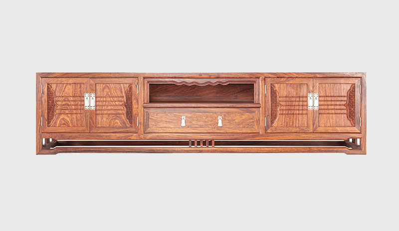 丰台刺猬紫檀电视柜低柜现代中式全实木电视柜客厅高低柜