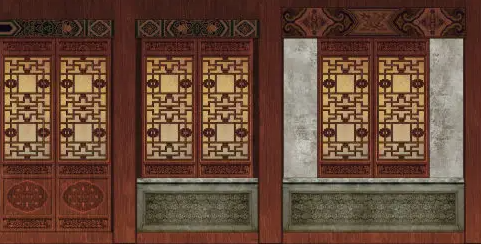 丰台隔扇槛窗的基本构造和饰件